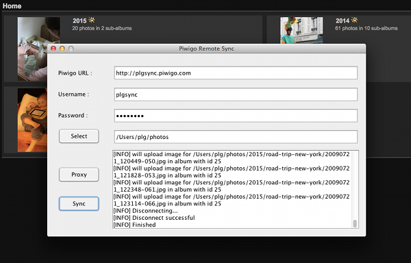 Piwigo Remote Sync